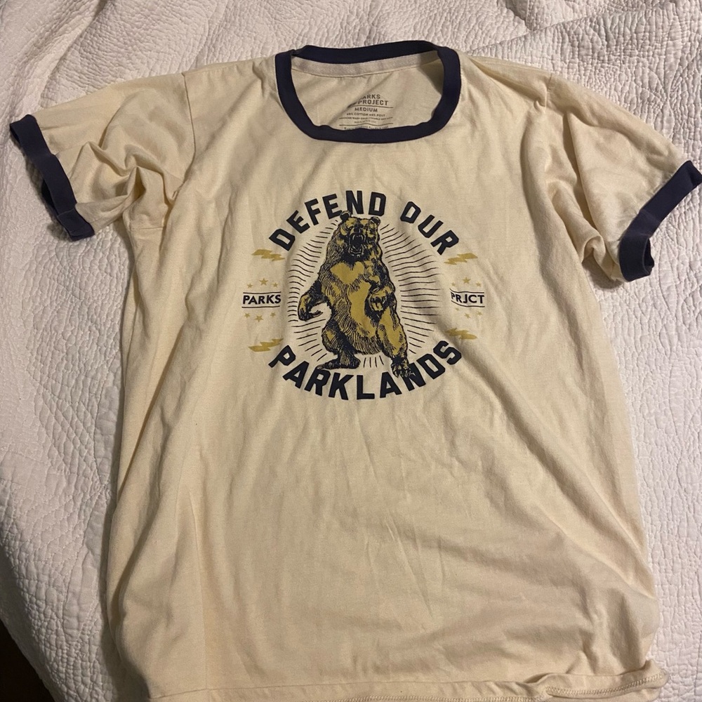 Parks project defend our parklands ringer tee size M